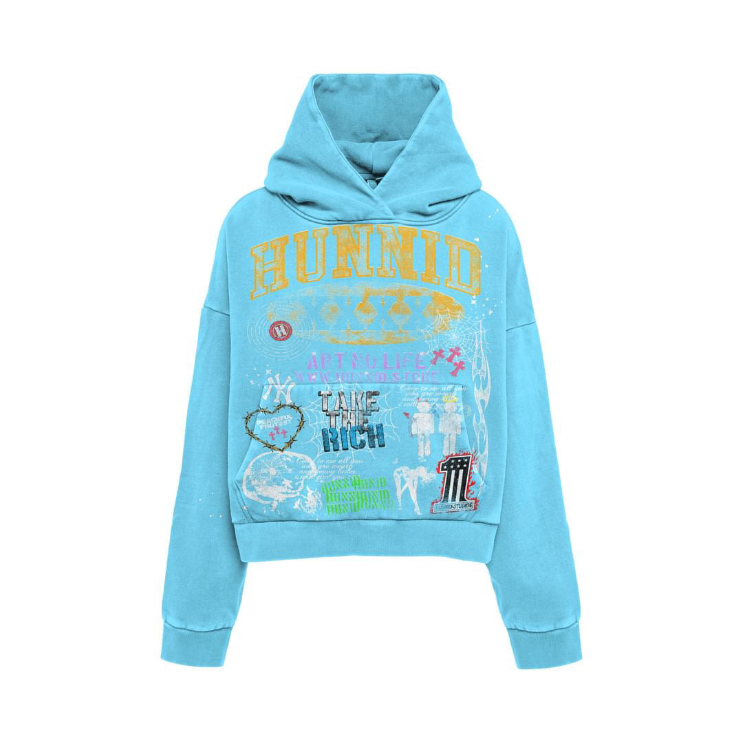 1 OF 1 Art No Life Hoodie BABY BLUE