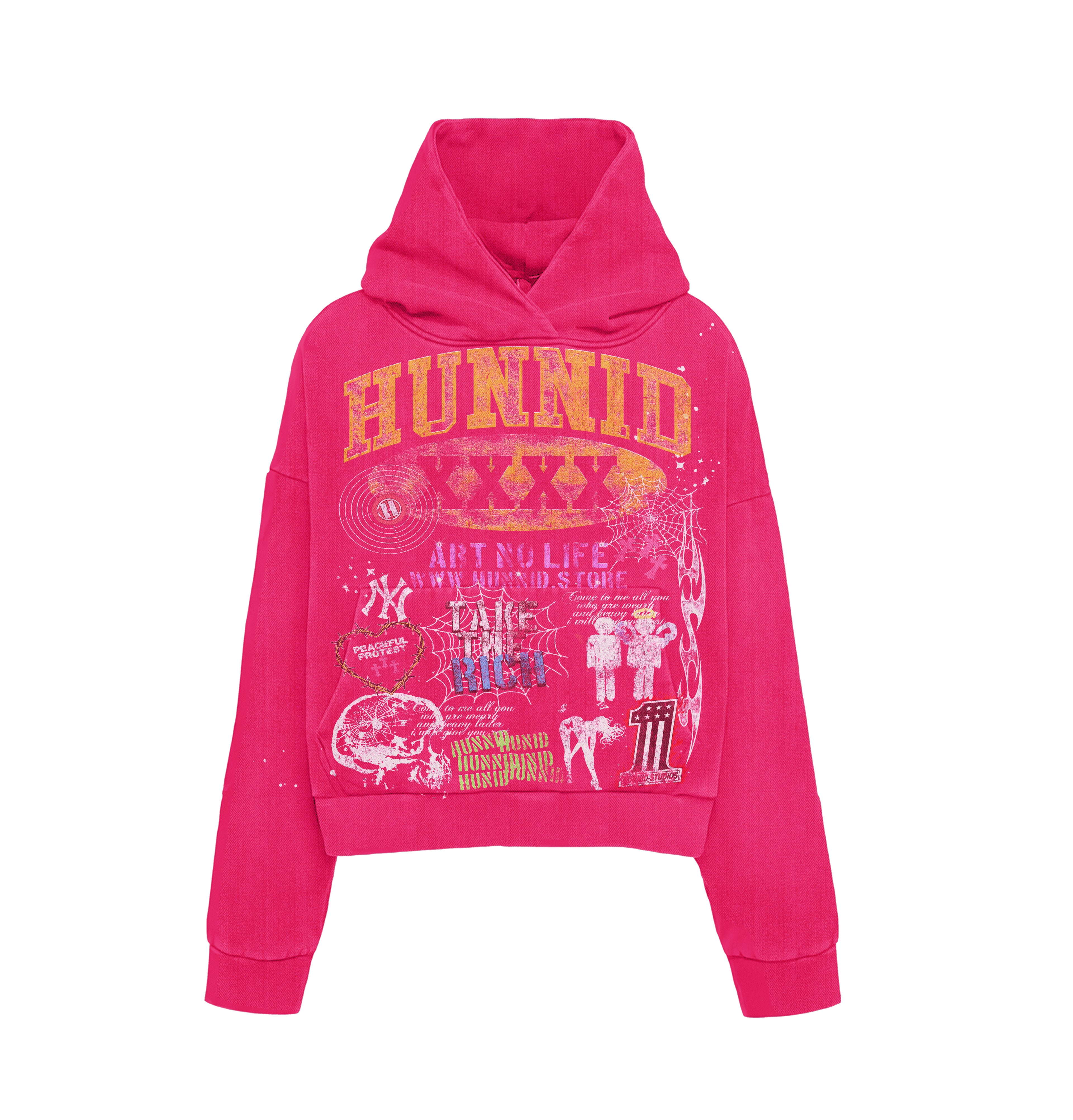 Art No Life Hoodie PINK